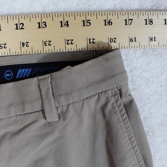 Vineyard Vines OTG On the Go Pants Mens 33 x 32 Khaki Slim Fit Travel Chinos - Picture 3 of 7